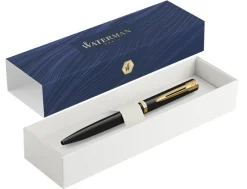 Waterman Allure Black Gold Trim Ballpoint Pen