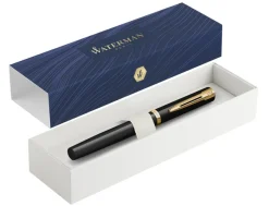 Waterman Allure Black Gold Trim Fountain Pen