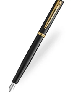 Waterman Allure Black Gold Trim Fountain Pen