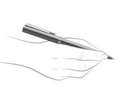 Waterman Allure Stainless Steel Chrome Trim Ballpoint Pen