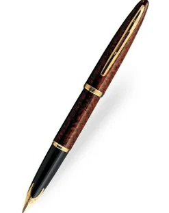 Waterman Carene Amber Gold Trim Fountain Pen