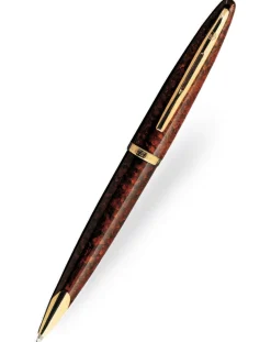 Waterman Carene Amber Gold Trim Ballpoint Pen
