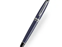 Waterman Expert Blue Chrome Trim Rollerball Pen