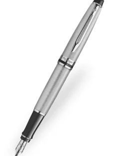 Waterman Expert Stainless Steel Chrome Trim Fountain Pen