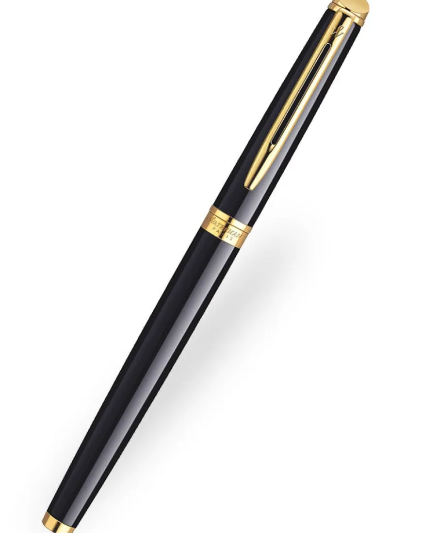 Waterman Hemisphere Black Gold Trim Fountain Pen