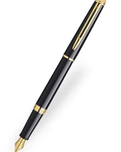 Waterman Hemisphere Black Gold Trim Fountain Pen