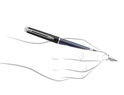 Waterman Hemisphere Colour Block Black & Blue Fountain Pen