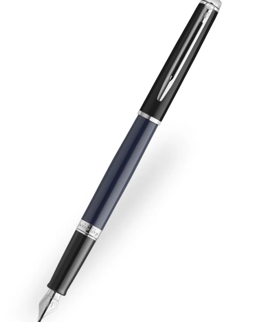 Waterman Hemisphere Colour Block Black & Blue Fountain Pen