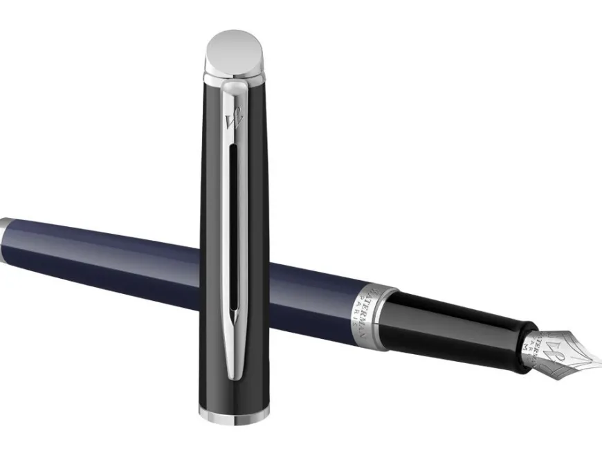 Waterman Hemisphere Colour Block Black & Blue Fountain Pen