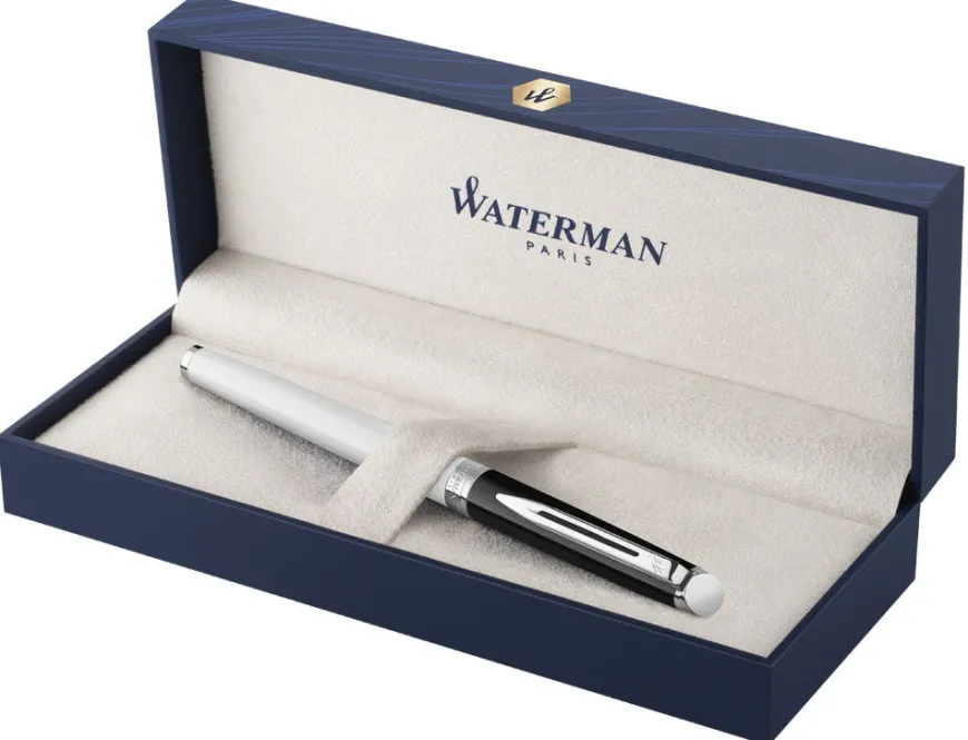 Waterman Hemisphere Colour Block Black & White Rollerball Pen