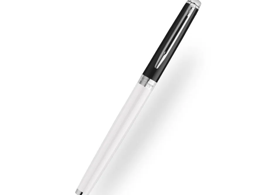 Waterman Hemisphere Colour Block Black & White Rollerball Pen