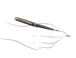 Waterman Hemisphere Lava Black Rollerball Pen