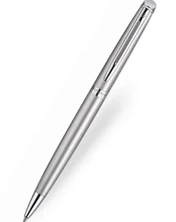 Waterman Hemisphere Stainless Steel Chrome Trim Ballpoint Pen