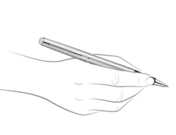 Waterman Hemisphere Stainless Steel Chrome Trim Rollerball Pen