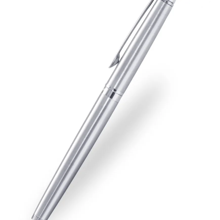 Waterman Hemisphere Stainless Steel Chrome Trim Fountain Pen