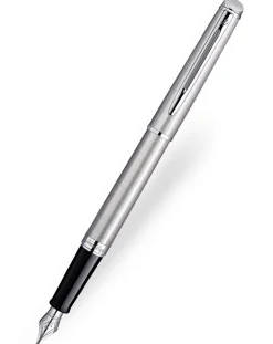 Waterman Hemisphere Stainless Steel Chrome Trim Fountain Pen