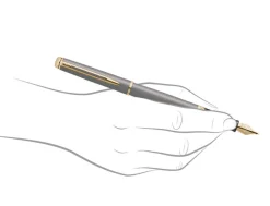 Waterman Hemisphere Stone Grey Fountain Pen