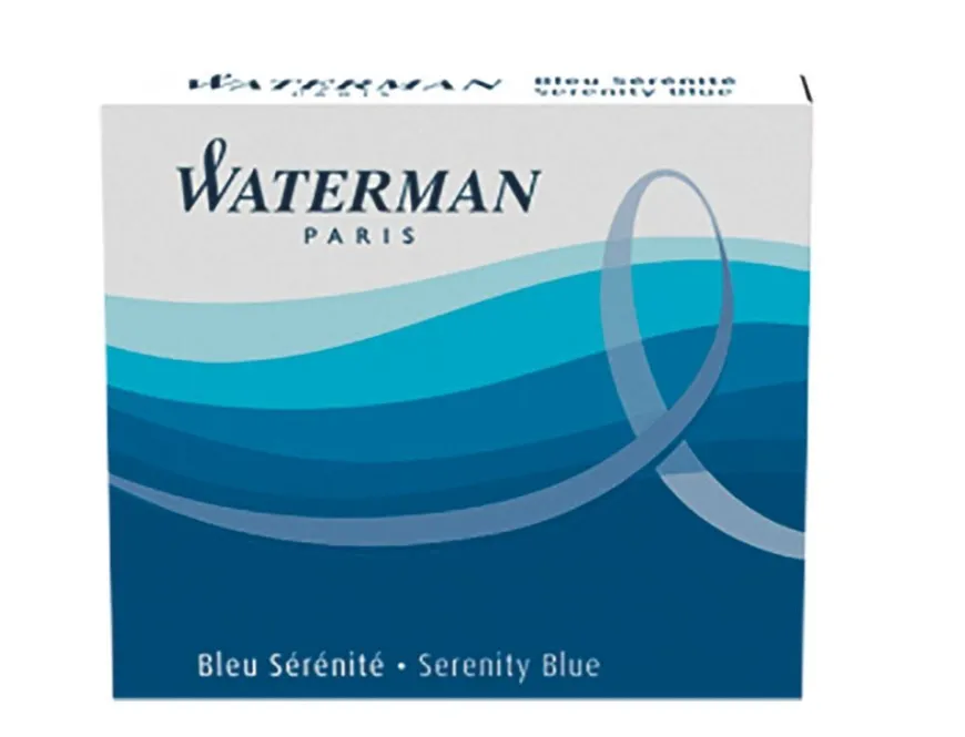 Waterman Short Ink Cartridges (Pack of 6)