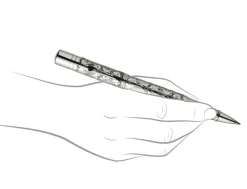 Yard-O-Led Viceroy Grand Victorian Sterling Silver Rollerball Pen