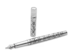 Yard-O-Led Viceroy Victorian Sterling Silver Fountain Pen