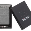 Zippo Classic Antique Silver Plate Windproof Lighter