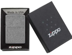 Zippo Classic Antique Silver Plate Windproof Lighter