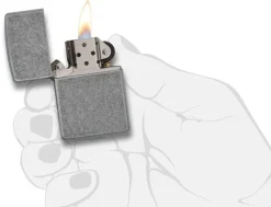 Zippo Classic Antique Silver Plate Windproof Lighter