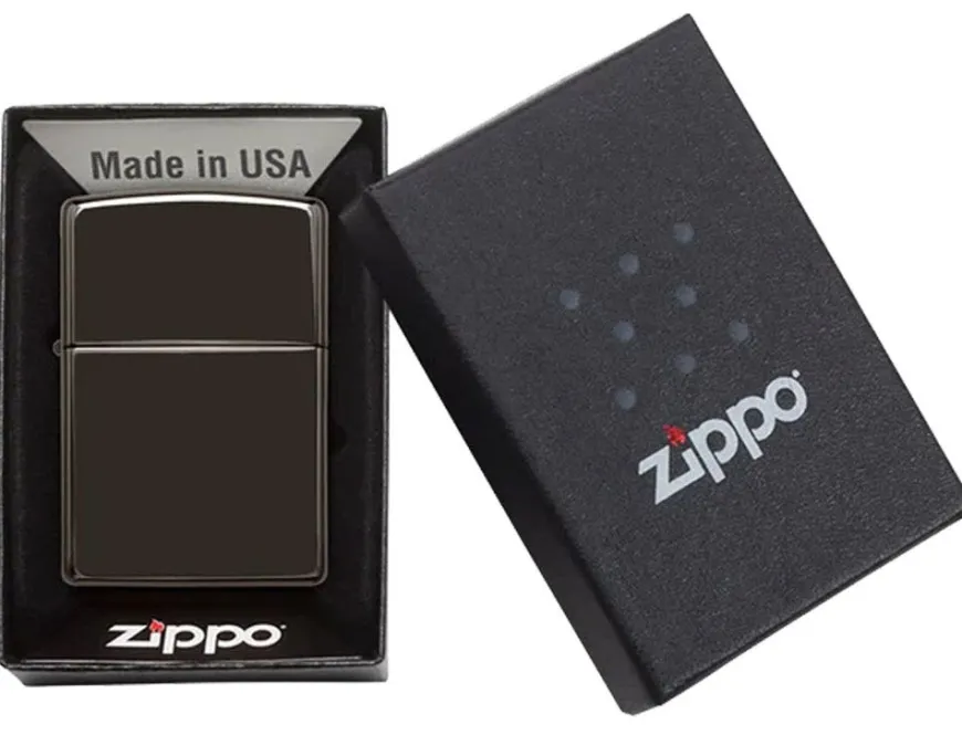 Zippo Classic High Polish Black Windproof Lighter