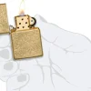 Zippo Classic Tumbled Brass Windproof Lighter