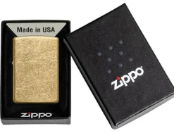 Zippo Classic Tumbled Brass Windproof Lighter